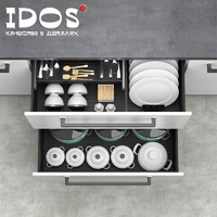Выдвижной горизонтальный шкаф для посуды L35-600-900